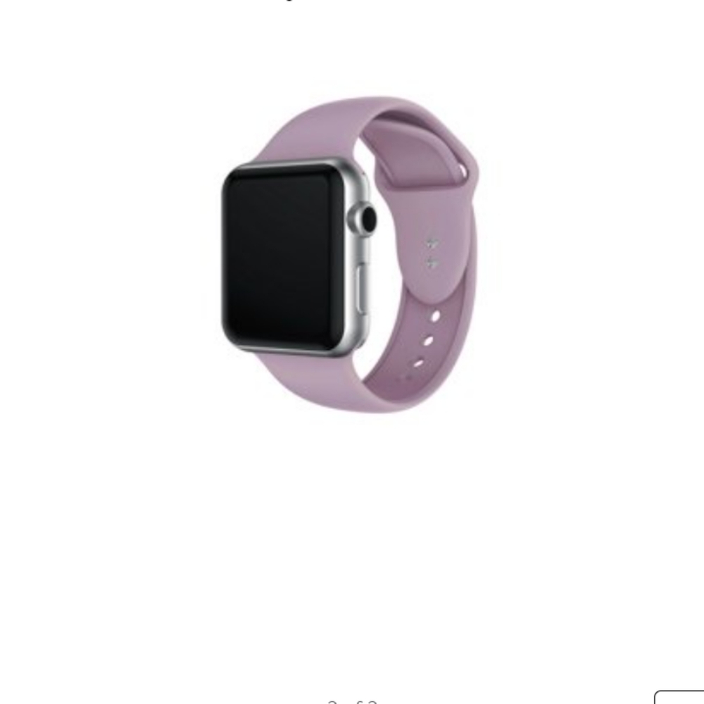 Silicone Apple Watchband Color Maroon